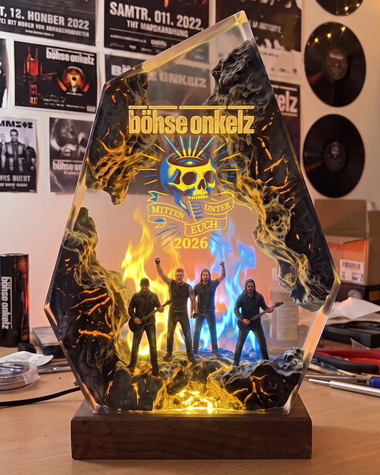 Rock ’n’ Roll Resin Lampe